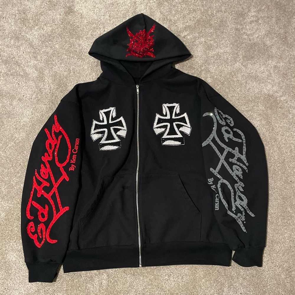 Ken carson ed hardy zipup
